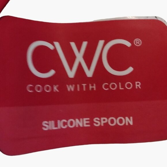 CWC Silicone Spoon Pink Cook With Color Kitchen Utensil - Picture 6 of 6